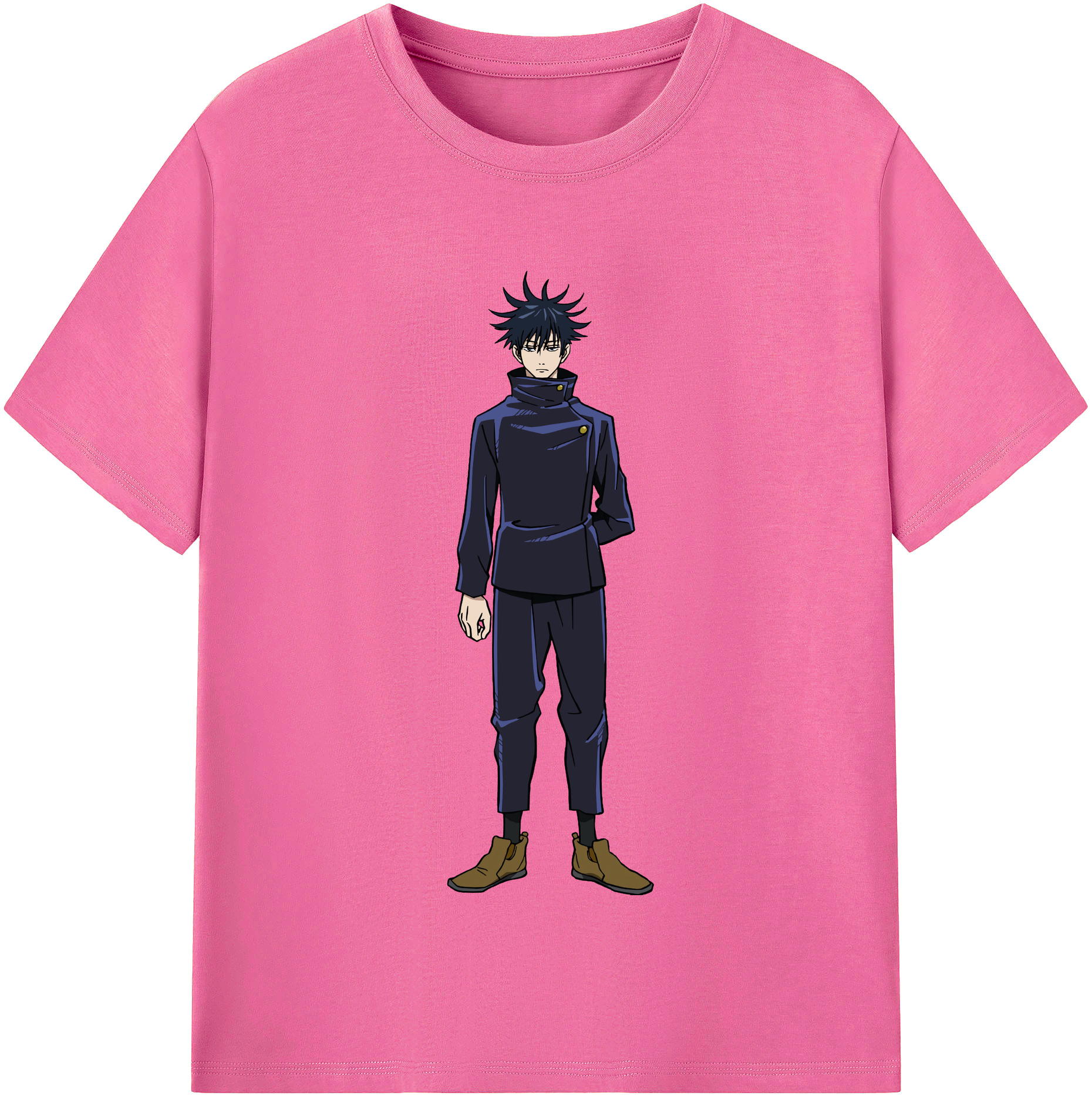 （画像用） 呪術廻戦 Jujutsu Kaisen レディースカジュアルプリントTシャツ（綿100％）